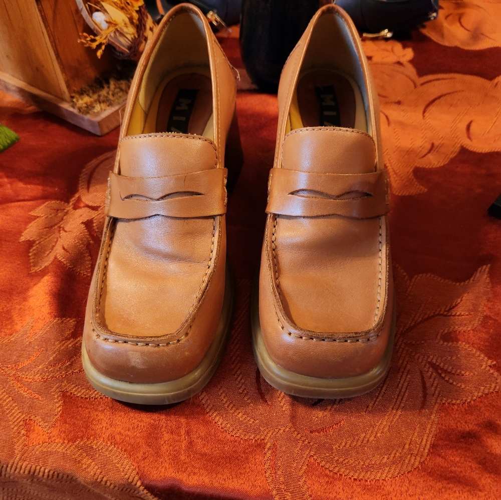 Mia tan chunky shoes